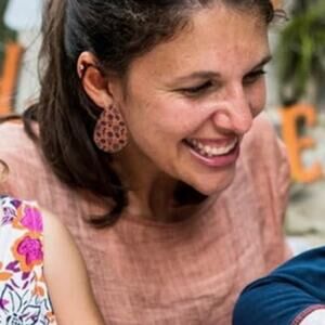 Spider  Teardrop Leather Dangle Earring Halloween